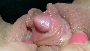 New hairy bush big clitoris close up vid compilation pov